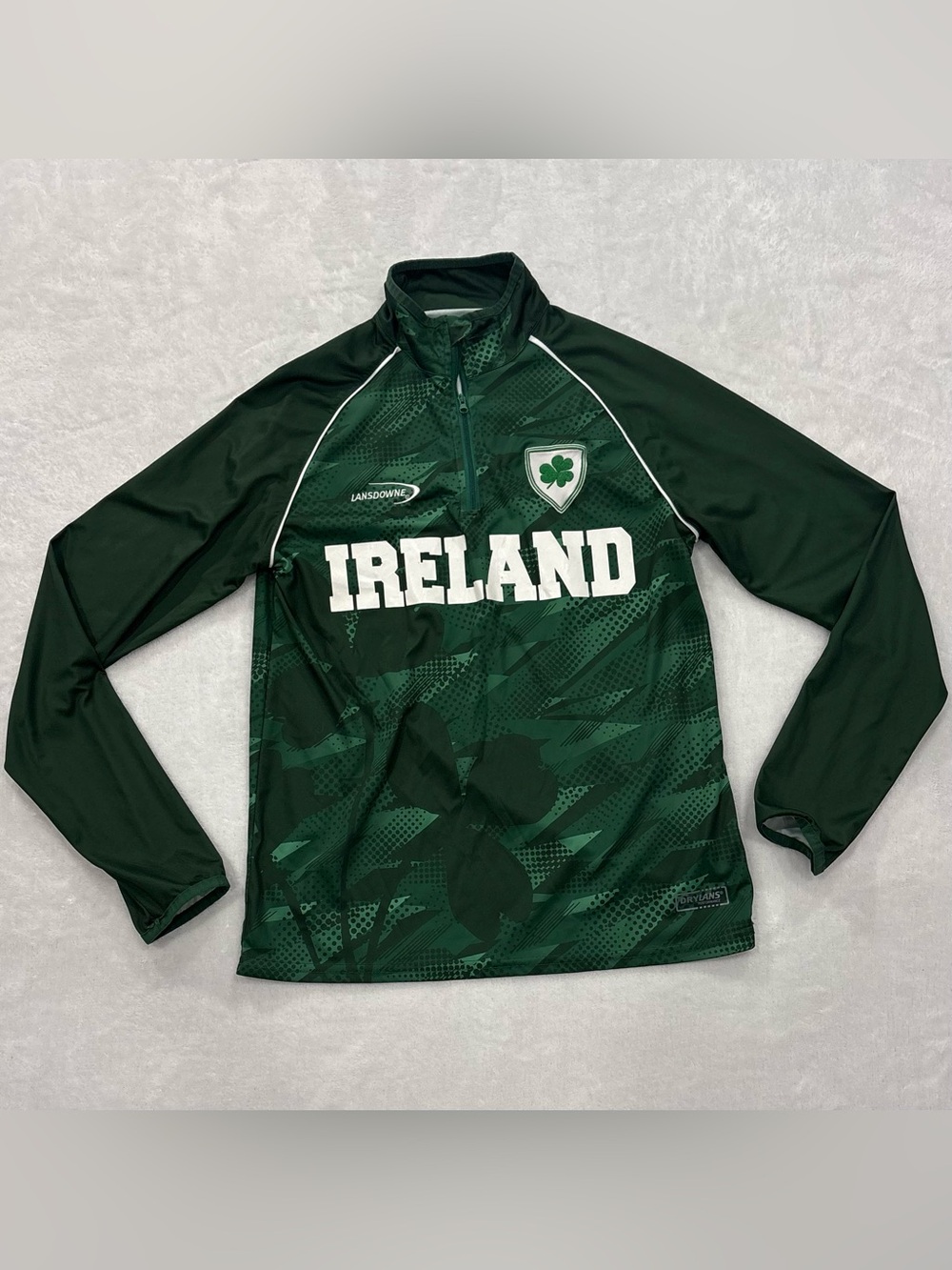 Ireland Green Long-Sleeve Jersey Pullover